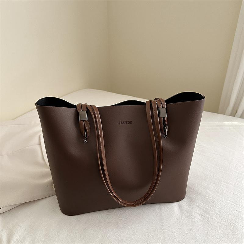 Chocolate Brown Tote Bag